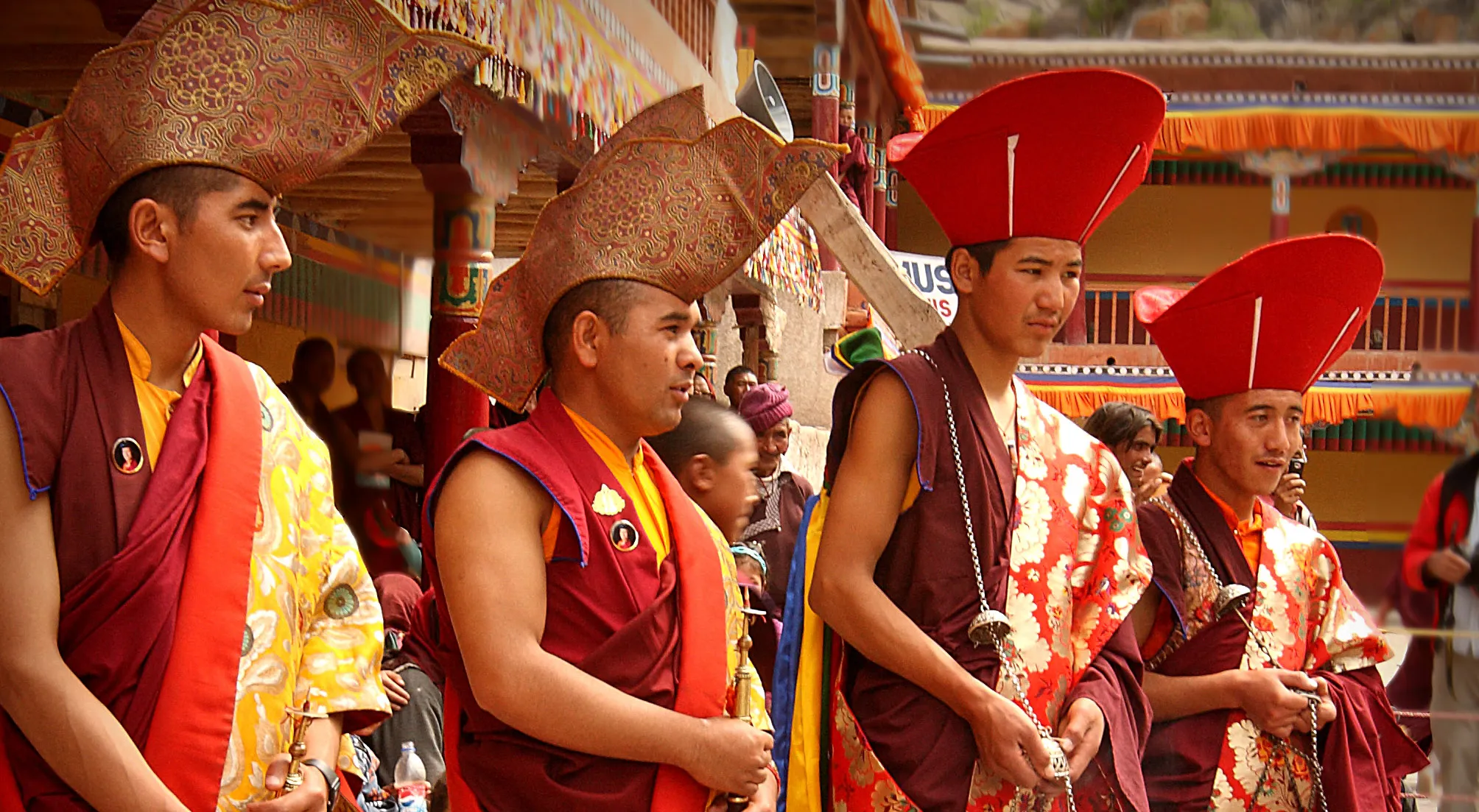 Monks celebrating Hemis Festival Ladakh